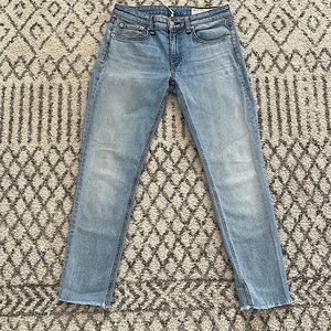 Rag & Bone Dre Low-Rise Ankle Slim Boyfriend Jeans